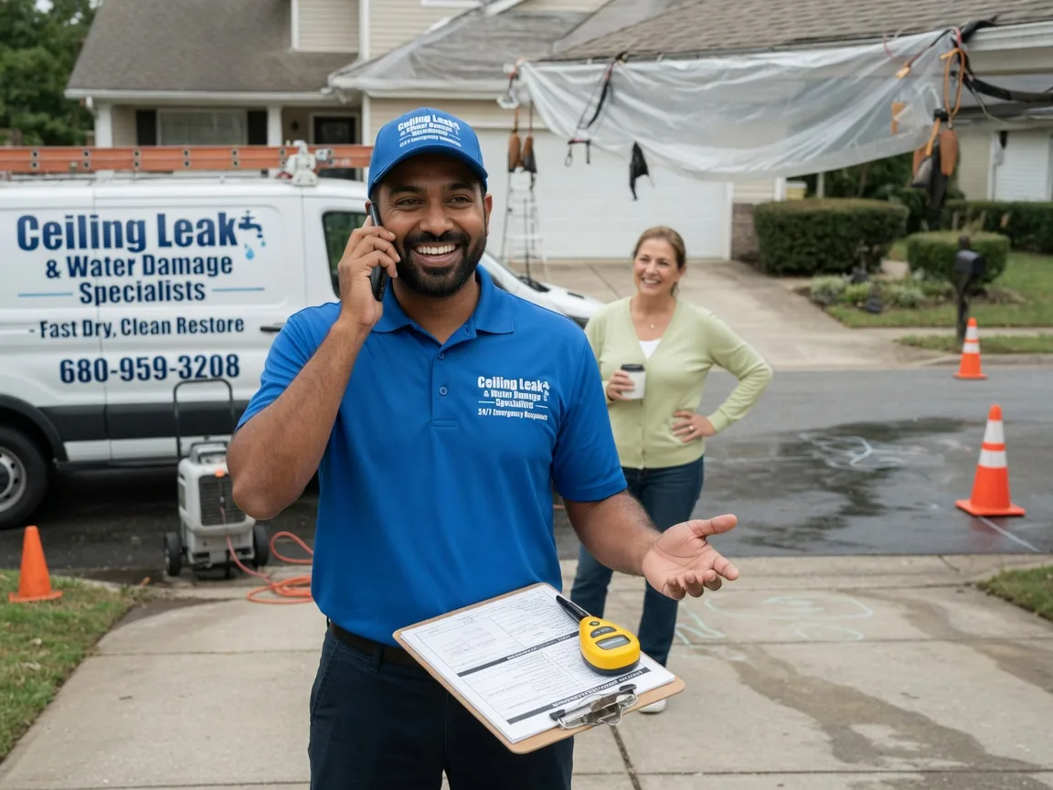 Ceiling Leak Cleanup Bushnell, NE FAQs